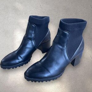 ZARA TRF Black Sock Ankle
Boots - Size 39
